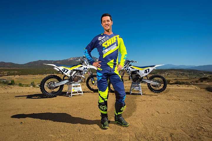 Former AMA National Motocross and Supercross champion Jeff Emig has taken on a new role as brand ambassador for Husqvarna Motorcycles. Emig won his titles with Kawasaki and Yamaha. PHOTOS BY SIMON CUDBY.