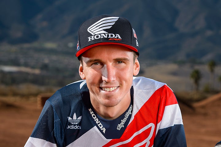 Team Honda HRC's Cole Seely is the first athlete to be sponsored by +RED ELIXIR, a new energy drink. Seely will debut +RED livery at the Monster Energy Cup this weekend.