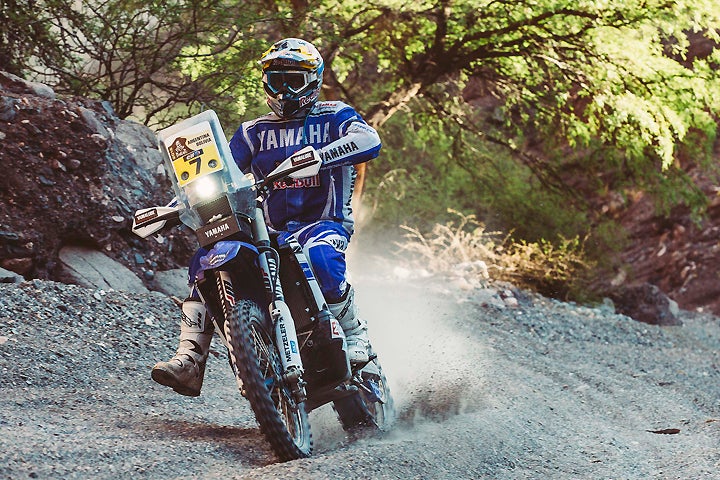 Hélder Rodrigues is looking to put Yamaha’s rally race weapon on the podium at the 2017 Dakar Rally. PHOTOGRAPHY BY YAMAHA RACING