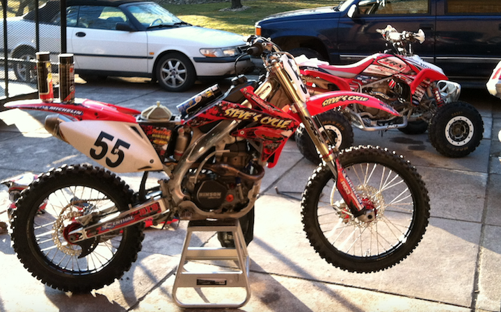 dirt bike and quad